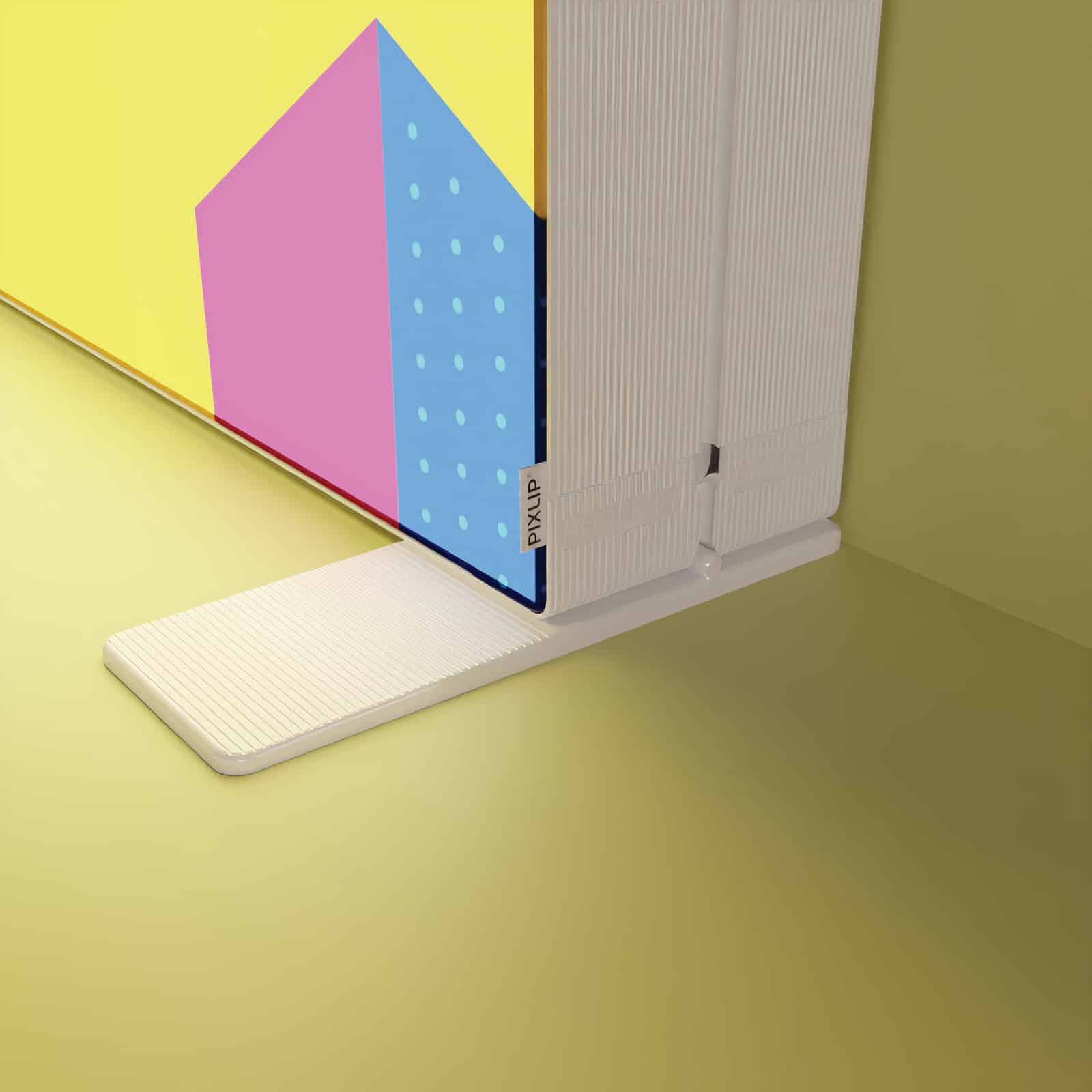 PIXLIP GO Fußplatten (einseitig) Montage