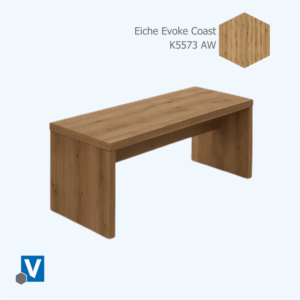 VOMO Sitzbank anthrazit Eiche Evoke Coast