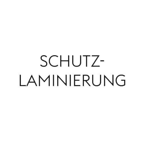 Schutzlaminierung