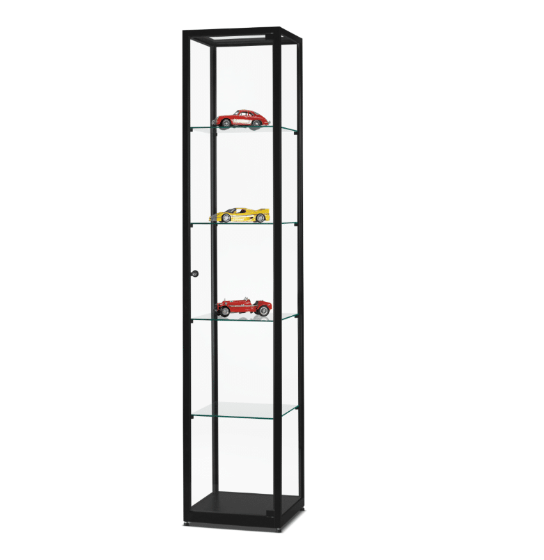 Messevitrine WMS H400 schwarz