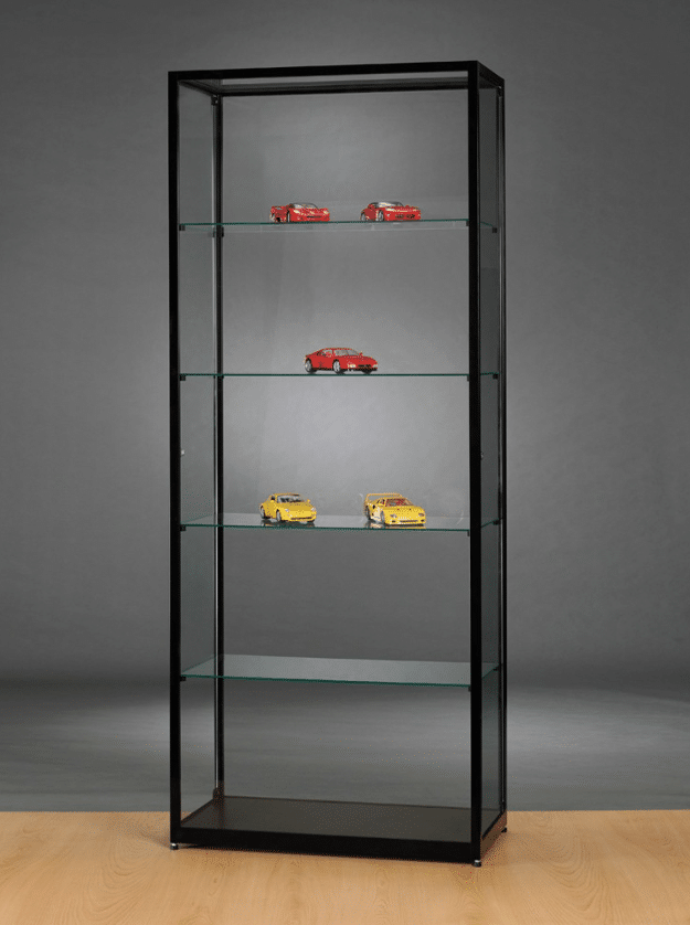 Messevitrine WMS H800 schwarz