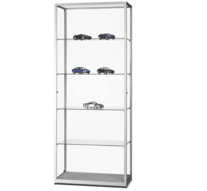 Messevitrine WMS H800 silber