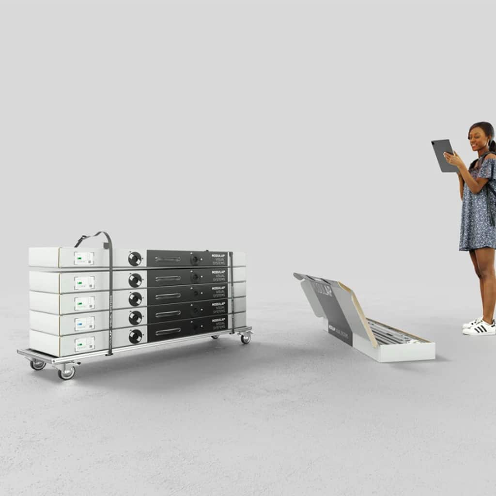 MODULAP Messestand Bobbi