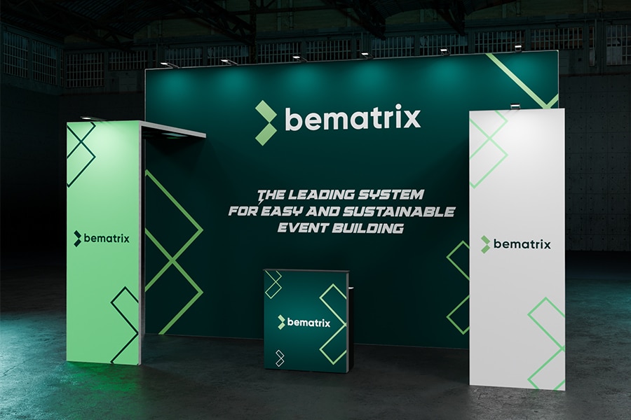 beMatrix Messestände - modular, vielfältig, wiederverwendbar