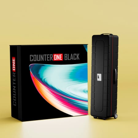 LED UP Counter One Black
