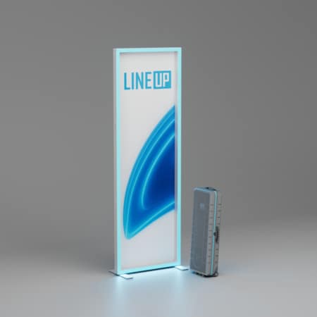 LINE UP Stele von BIG LED UP