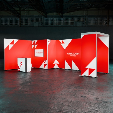 BIG LED UP Messestand Cabin Pro One
