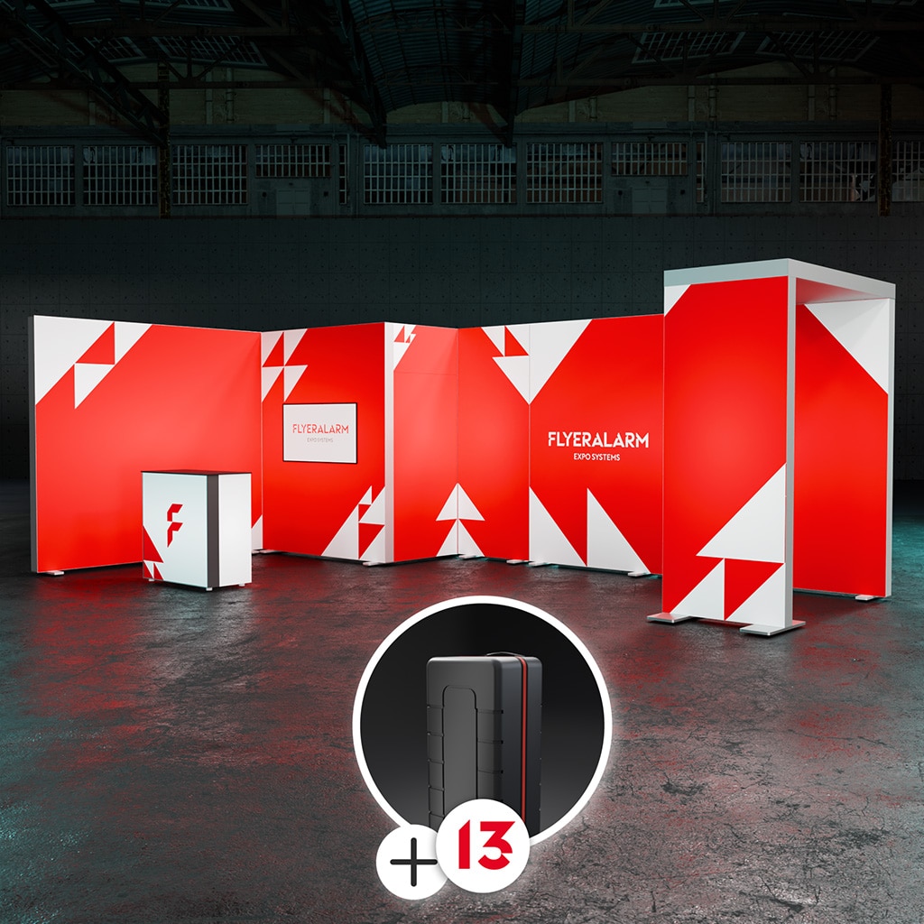 BIG LED UP Messestand Cabin Pro One