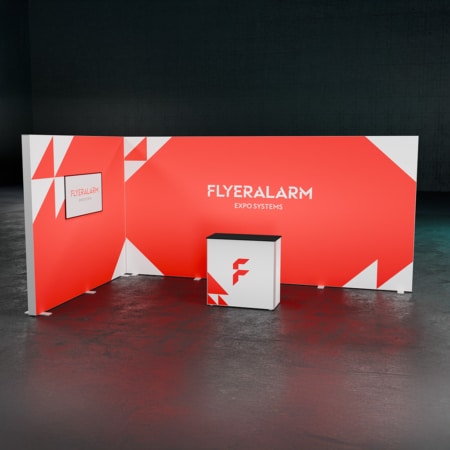 BIG LED UP Messestand Corner L