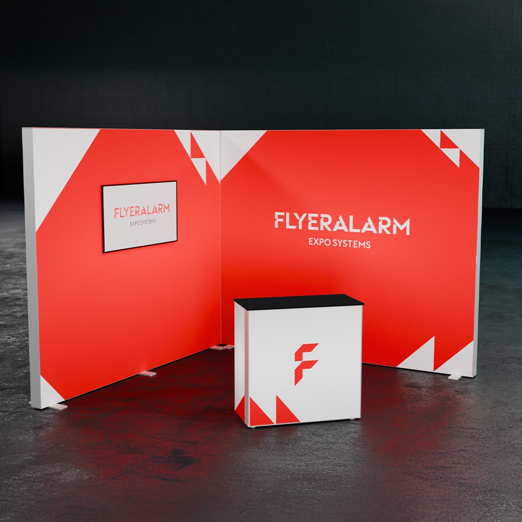 BIG LED UP Messestand Corner M