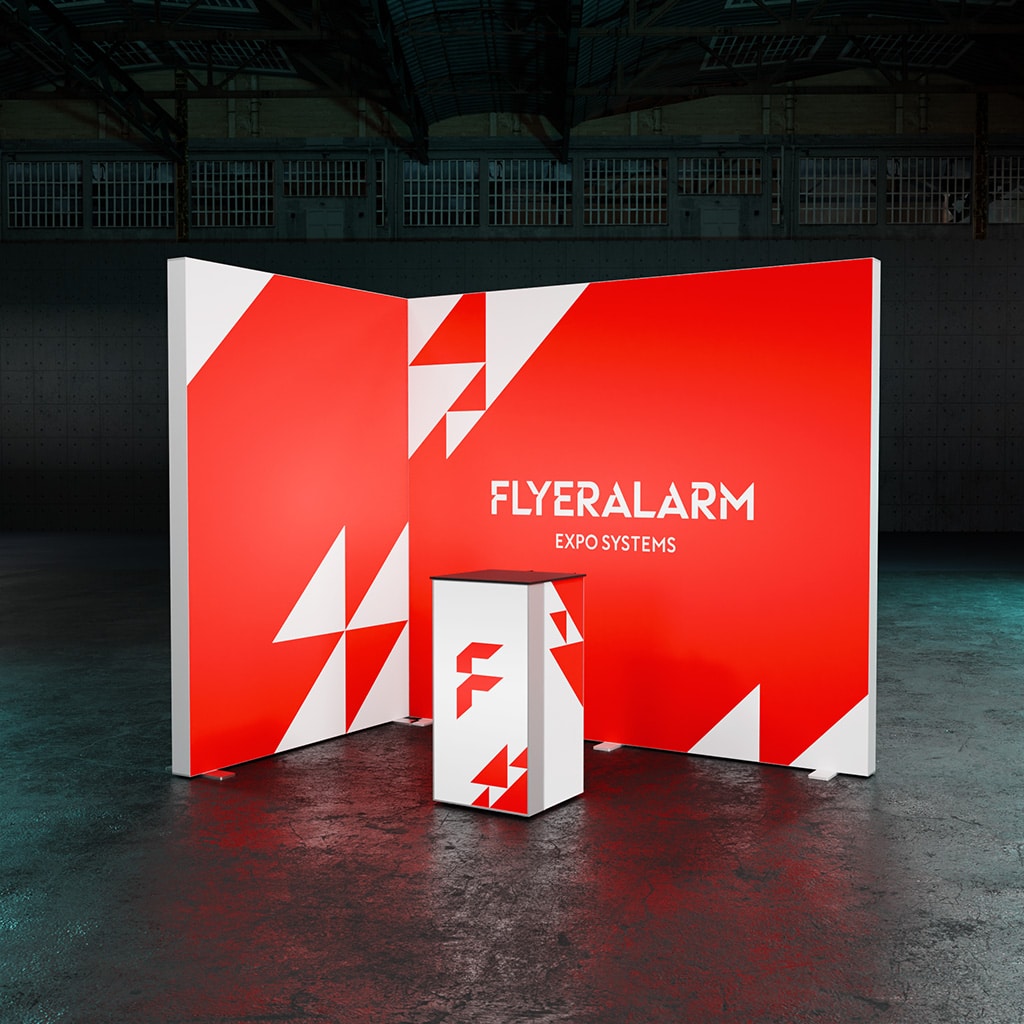 BIG LED UP Messestand Corner S