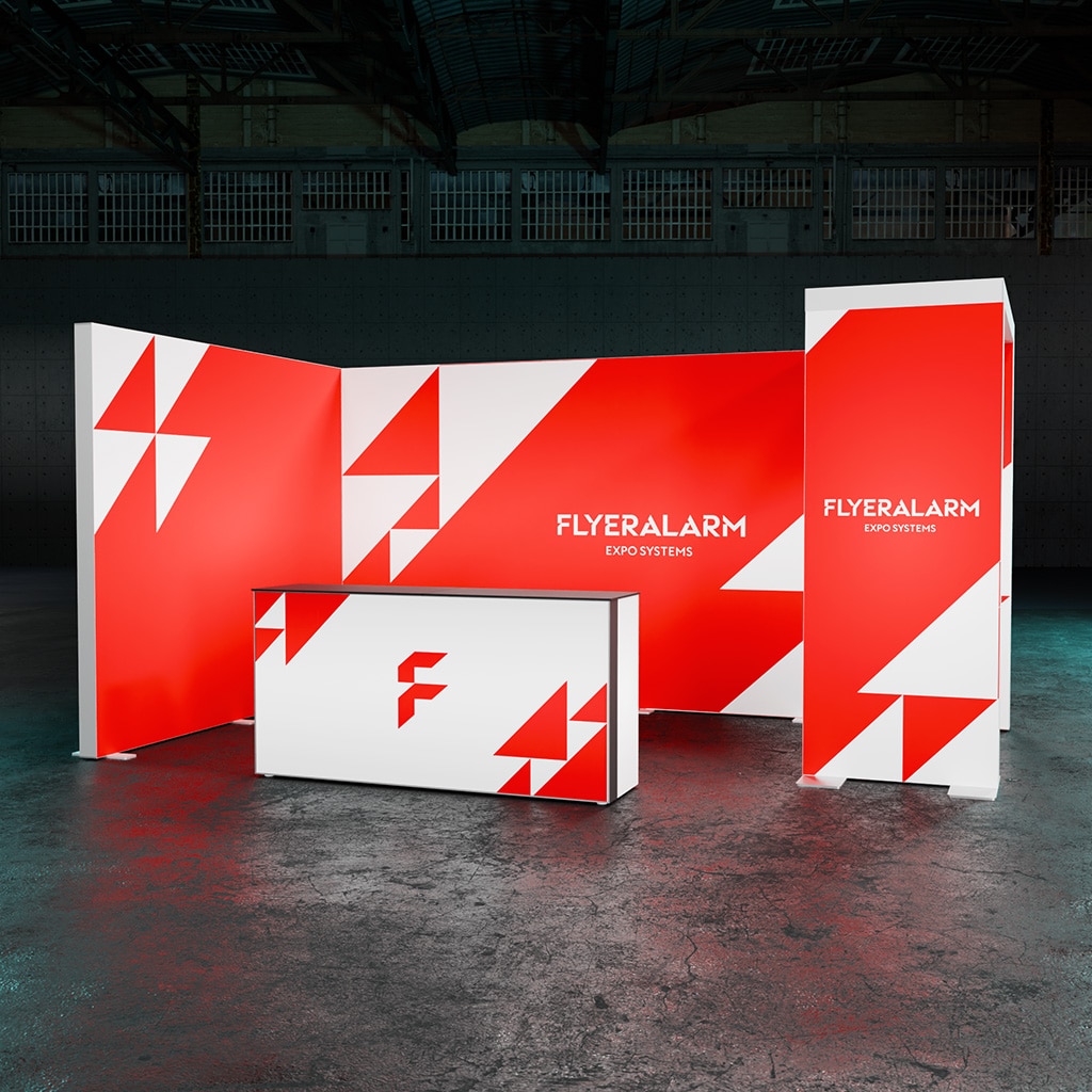 BIG LED UP Messestand Corner XL