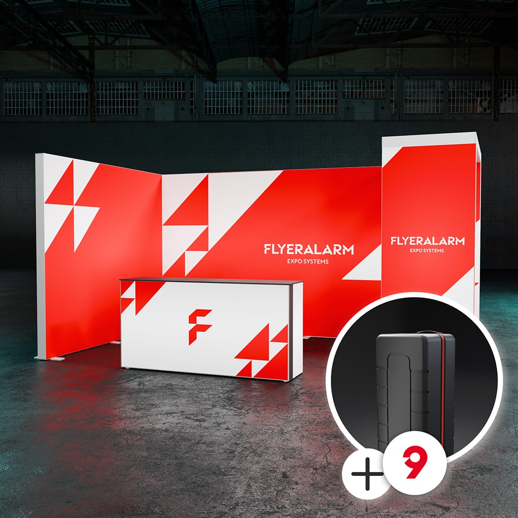 BIG LED UP Messestand Corner XL