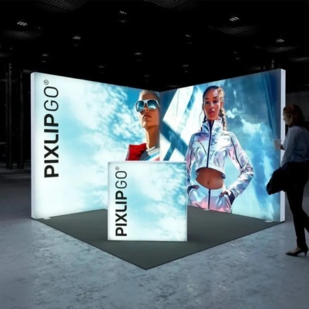 PIXLIP GO Messestand Corner M