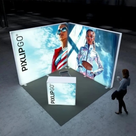 PIXLIP GO Messestand Corner M
