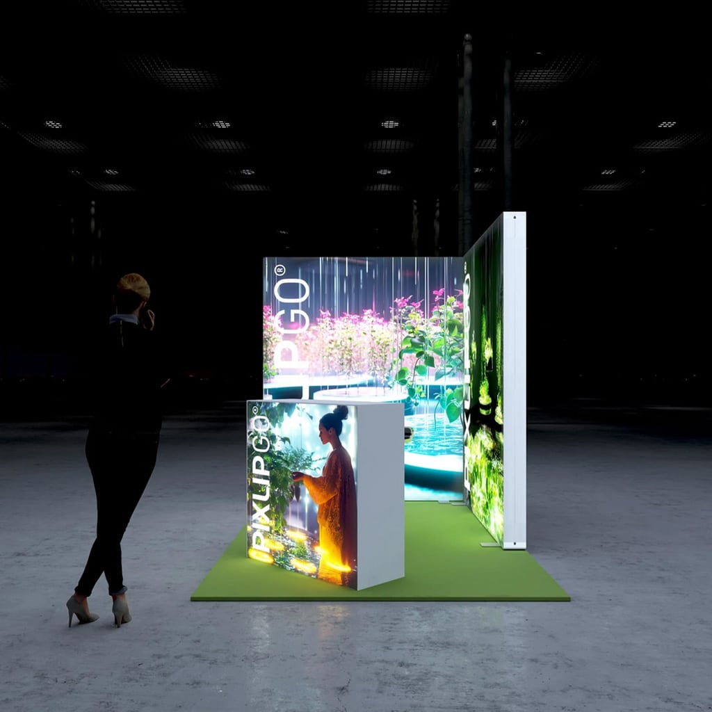 PIXLIP GO Messestand Corner S