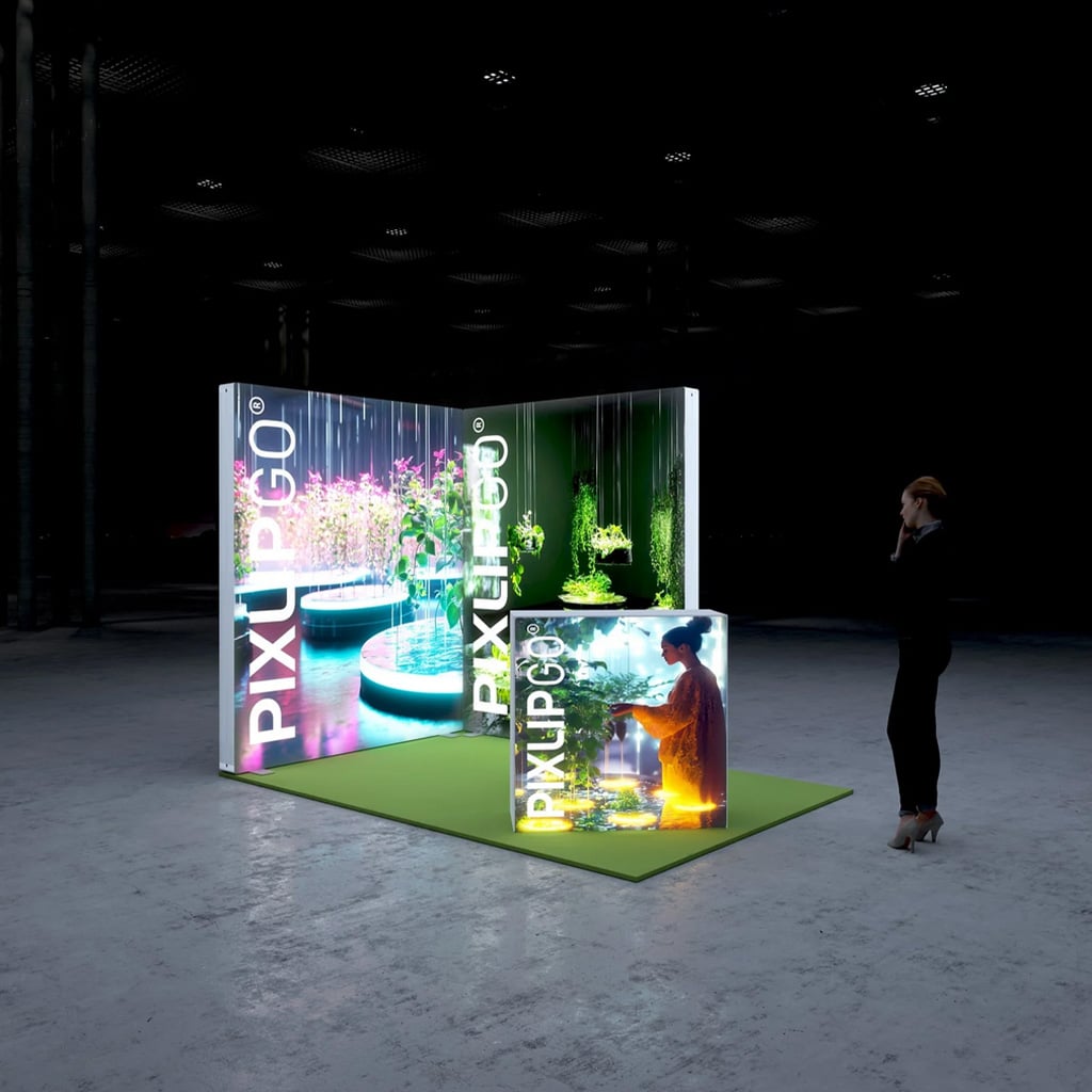 PIXLIP GO Messestand Corner S