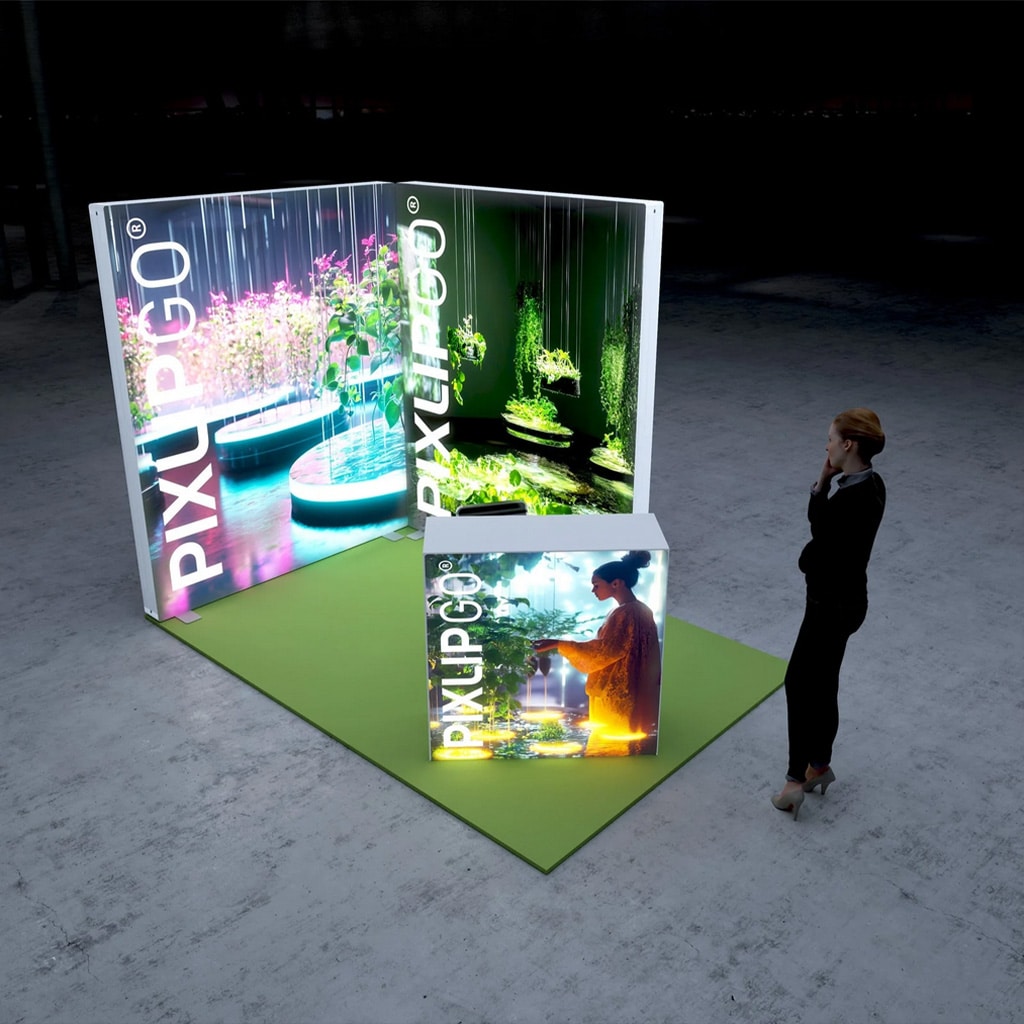 PIXLIP GO Messestand Corner S