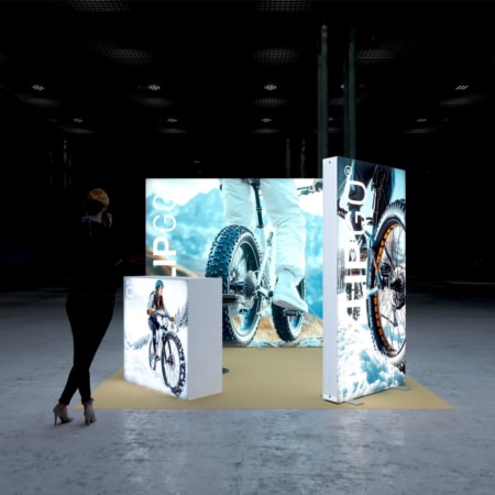 PIXLIP GO Messestand Kombi One L