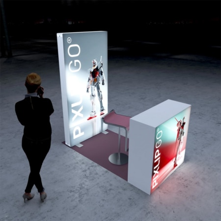 PIXLIP GO Messestand Promo S