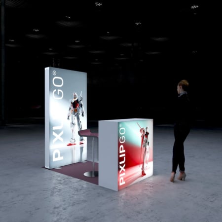 PIXLIP GO Messestand Promo S