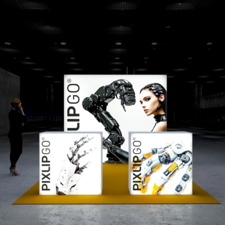 PIXLIP GO Messestand Promo XL
