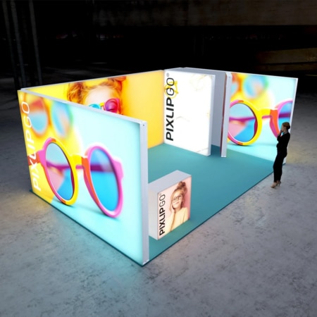 PIXLIP GO Messestand Row L