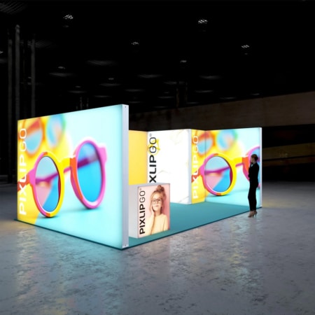 PIXLIP GO Messestand Row L