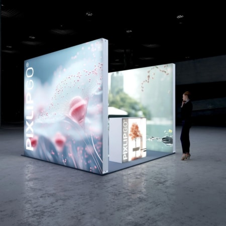 PIXLIP GO Messestand Row M