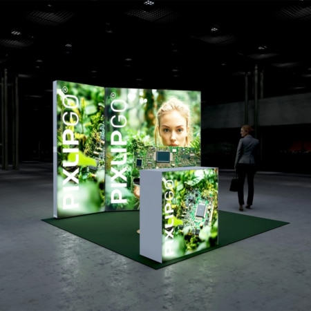 PIXLIP GO Messestand Smart