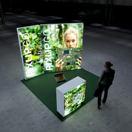 PIXLIP GO Messestand Smart