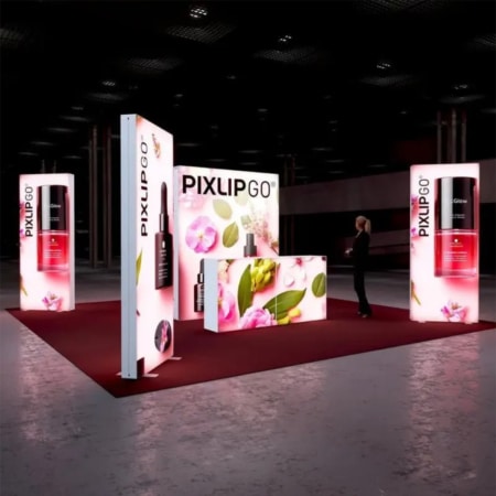 PIXLIP GO Messestand Traderoom S