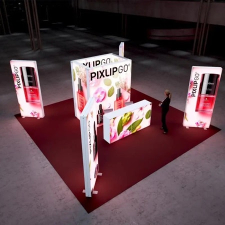 PIXLIP GO Messestand Traderoom S