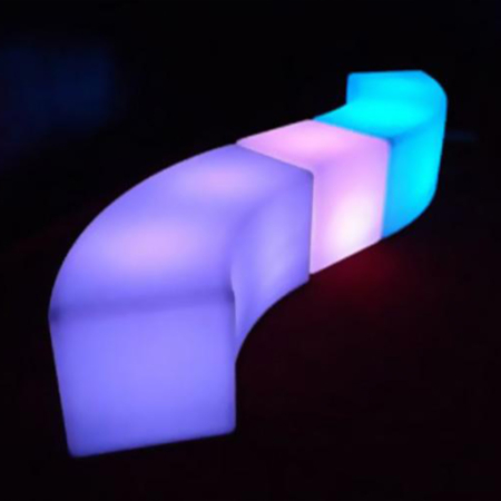 LED Sitzbank (gebogen)