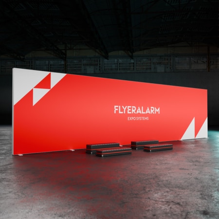 REAL BIG LED UP Messewand 1000 cm