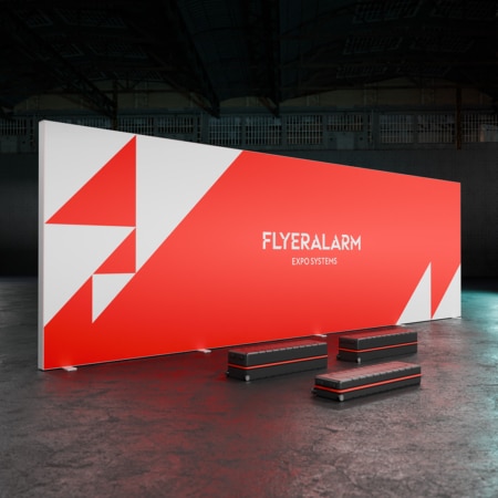 REAL BIG LED UP Messewand 800 cm