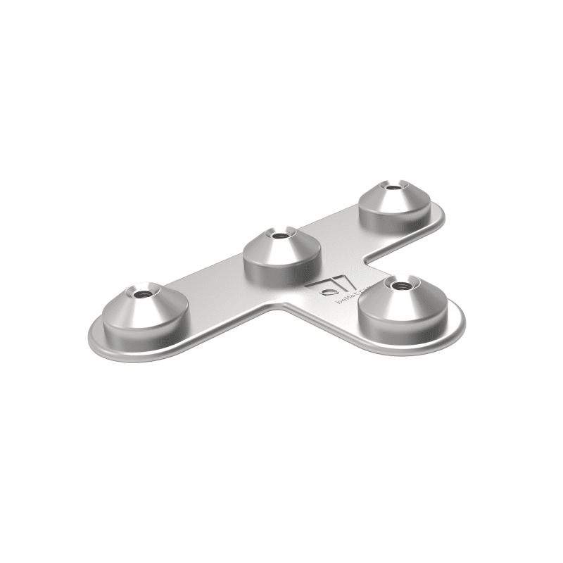 beMatrix T-Verbinderplatte 4 PIns