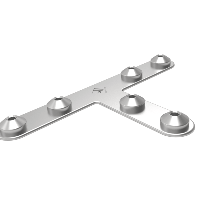 beMatrix T-Verbinderplatte 6 PIns