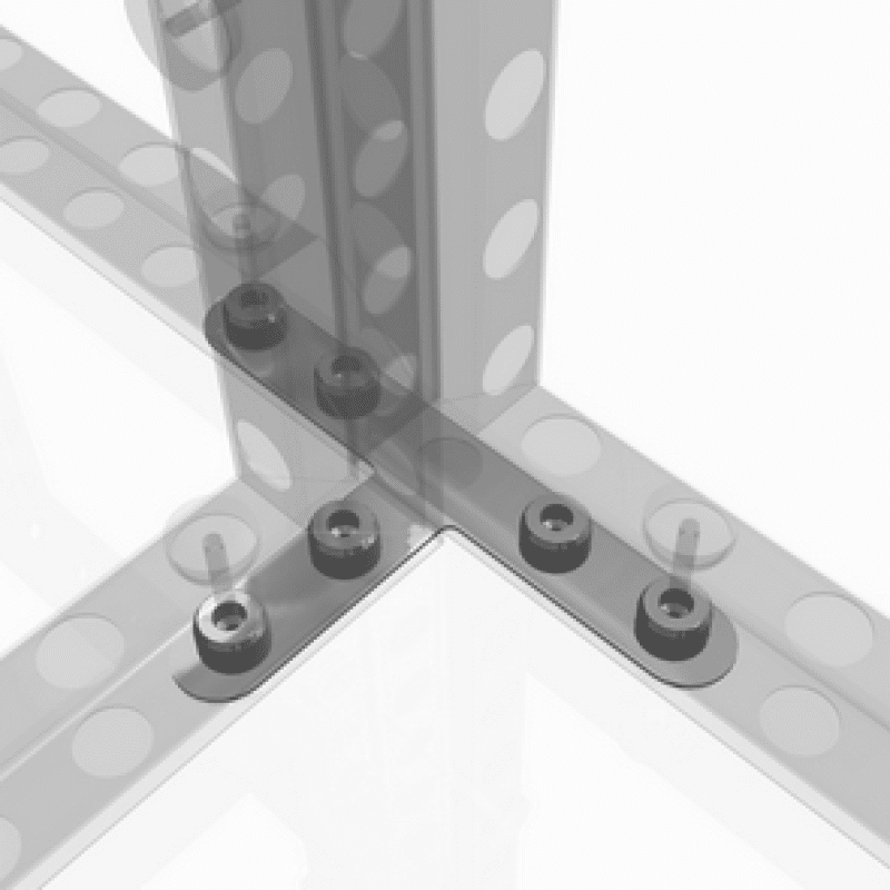 beMatrix T-Verbinderplatte 6 PIns