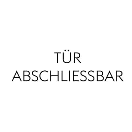 Tür abschließbar