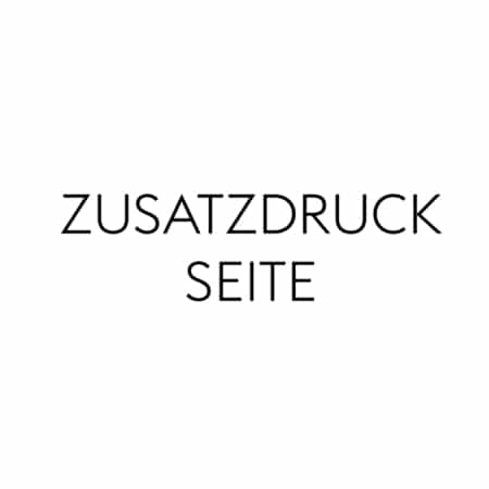 Zusatzdruck Seite